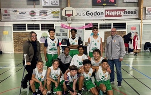 victoire des U15 148 -25  contre Noailles 